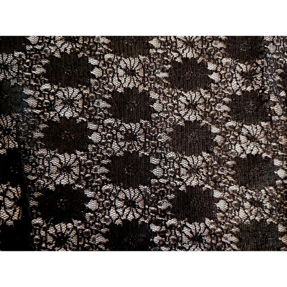 Black Lace Sequin Bolero Crop Jacket Size XL Wedding Special Event Classic Shrug - Picture 12 of 16